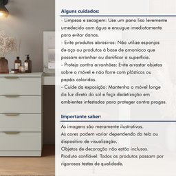 Penteadeira Camarim com Porta Joias e Tampo Reclinável 4 Gavetas Afrodite 100%mdf - 10