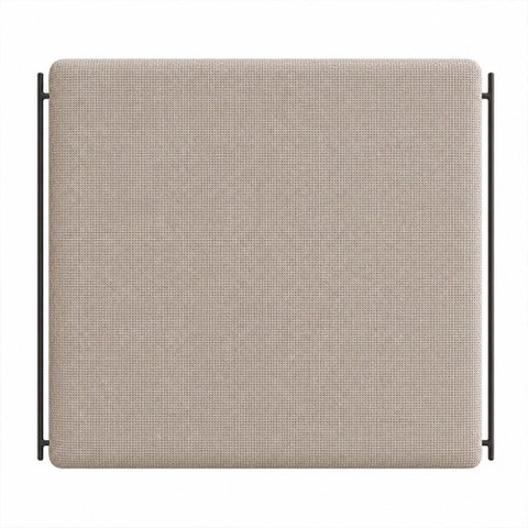 Cama Japonesa com Cabeceira Almeria Corea Queen Linho Bege- Sallar Home
