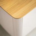 Ver imagem 5 de Rack com Painel para TV até 75 Polegadas MDF 239CMX200CM Santorini Branco
