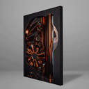 Ver imagem 2 de Quadro Decorativo Abstract Copper pipe relevo