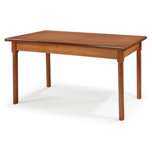 Mesa Retangular 6 Lugares em Madeira Maciça Mv Outlet Mel