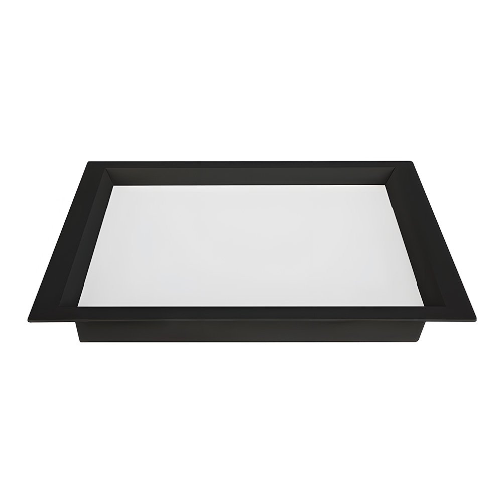 Painel de Led Nordecor Quadrado Kais de Embutir Recuado 36w Bivolt Preto 6500k Luz Branca 4266 - 1