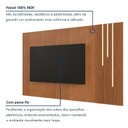 Ver imagem 6 de Painel para TV Ripado com LED 100% MDF 220cm Valencia Marrom
