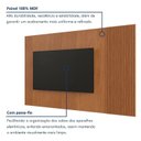 Ver imagem 6 de Painel para TV Ripado 100% MDF 220cm Valencia New Marrom