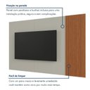 Ver imagem 4 de Painel para TV até 75 Polegadas 100% MDF Ripado 220cm Valencia New Bege