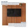 Painel para Tv 75 Polegadas com Prateleira 100% Mdf Moderno - 10