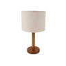 Abajur Sofia para Quarto Luminária Cúpula Linho - 1