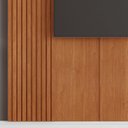 Ver mais imagens de Painel para TV até 75 Polegada 100% MDF com Prateleira 234x250cm com LED Cascata Apolo Moderno