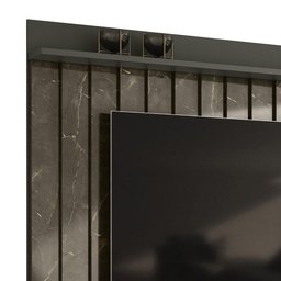 Painel Ripado Suspenso Para TV Até 75 Polegadas Jade Oliva Ímola Madetec - 5