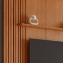 Ver imagem 7 de Painel para TV até 75 Polegadas 100% MDF 234CMX250CM Prateleira Apolo Marrom