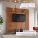 Ver imagem 7 de Painel para Tv até 75 Polegada com Prateleira Apolo 100% Mdf 250cmx234cm