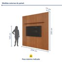Ver imagem 3 de Painel para TV até 75 Polegadas 100% MDF 234cmx250cm Prateleira Apolo