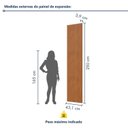 Ver imagem 2 de Painel de Extensão Zeus 100%MDF 250cm Bege
