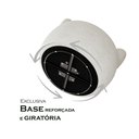 Ver imagem 4 de Conjunto 2 Poltronas Orgânica Atemporal Base Giratória Eloah Bouclé Italiano Off White