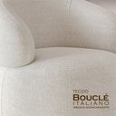 Ver imagem 5 de Conjunto 2 Poltronas Orgânica Atemporal Base Giratória Eloah Bouclé Italiano Off White