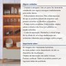 Cristaleira 2 Portas 1 Gaveta 3 Prateleiras com Led Pés em Madeira Maciça Grecia New - 11