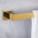 Ver imagem 7 de Kit Acessórios P/ Banheiro Inox Premium 4 Peças Dourado