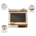 Ver imagem 7 de Painel Suspenso com Prateleira 141cm Iris 292 Madetec