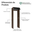 Ver imagem 3 de Porta-geladeira 73 Cm 1 Porta Basculante Rustic/preto Agata Madesa