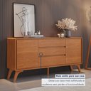 Ver mais imagens de Buffet 2 Portas 3 Gavetas 165cm Pés em Madeira Maciça Ares