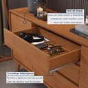 Ver imagem 6 de Buffet 2 Portas 3 Gavetas 165cm Pés em Madeira Maciça Ares