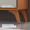 Ver imagem 3 de Buffet 2 Portas 3 Gavetas 165cm Pés em Madeira Maciça Ares