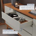 Ver imagem 6 de Buffet 2 Portas 3 Gavetas 165cm Pés em Madeira Maciça Ares