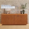 Buffet 4 Portas com Led Lux 100% Mdf - 7