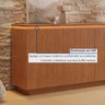 Buffet 4 Portas com Led Lux 100% Mdf - 8