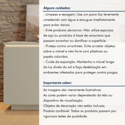 Buffet 4 Portas com Led 183,5 Cm Lux 100% Mdf - 11