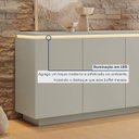 Ver mais imagens de Buffet Aparador 4 Portas com Gaveta Lux com LED