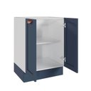 Ver mais imagens de Balcão Planejado 2 Portas 60cm sem Tampo Arizona CabeCasa MadeiraOriginals Azul/Branco