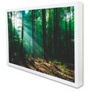 Ver imagem 1 de Quadro Decorativo Caixa Floresta Verde Tacolado Moldura Caixa 3cm Madeira com Vidro 80 X 120cm
