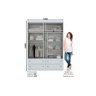 Guarda Roupa Solteiro 4 Portas com 4 Gavetas Elegante Americano Henn - 2