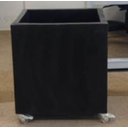 Ver imagem 1 de Vaso Planta 50x50 Com Rodízios Quadrado Polietileno BGPLASTICOS V10 MARROM MADEIRA 015