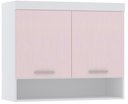 Ver imagem 6 de Guarda Roupa Modulado de Solteiro Alpes Branco com Rosa 5 Peças - Luciane