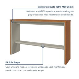 Aparador para Sala de Estar Laqueado Premium 100%mdf  - 3
