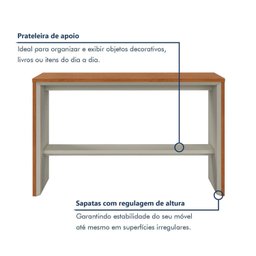 Aparador para Sala de Estar Laqueado Premium 100%mdf  - 2