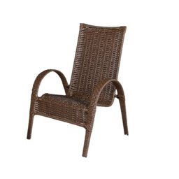 Cadeira Area, Jardim, Quintal Cor Bronze - Kit 3 Peças - 2