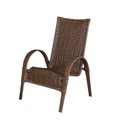 Ver imagem 2 de Cadeira Area, Jardim, Quintal Cor Bronze - Kit 3 Peças
