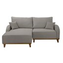 Ver imagem 4 de Sofá 2 Lugares com Chaise Lado Esquerdo 185cm em Linho Mercúrio Cinza