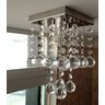 Lustre Torre de Cristais com 25cm de Altura para Corredor:bivolt/espelhado/35cm - 3