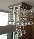 Ver imagem 3 de Lustre Torre de Cristais com 25cm de Altura para Corredor:bivolt/espelhado/35cm