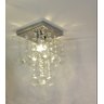 Lustre Torre de Cristais com 25cm de Altura para Corredor:bivolt/espelhado/35cm - 4