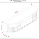 Ver imagem 4 de Painel para Tv com Nicho Curvo até 75 Polegadas New Bugatti