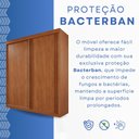 Ver imagem 6 de Guarda-Roupa 2 Portas 3 Gavetas Blumenau Expresso Móveis Marrom/Cinamomo