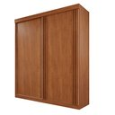 Ver imagem 3 de Guarda-Roupa 2 Portas 3 Gavetas Blumenau Expresso Móveis Marrom/Cinamomo