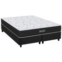 Ver imagem 1 de Cama Box King: Colchão Espuma D45 Orthoflex Bari + Base Crc Suede Gray (193x203)
