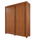 Ver imagem 3 de Guarda-Roupas 2 Portas 3 Gavetas com Pés Blumenau Marrom/Cinamomo