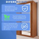 Ver imagem 7 de Guarda-Roupas 2 Portas 3 Gavetas com Espelho Blumenau Marrom/Cinamomo
